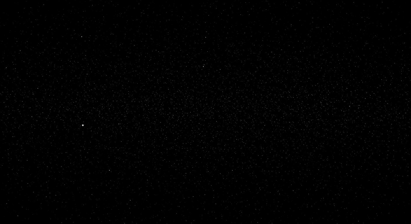 Universo estrelado gerado por IA